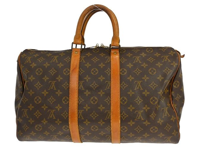 Louis Vuitton Keepall Monogram Canvas 45 Marrone - vista 2
