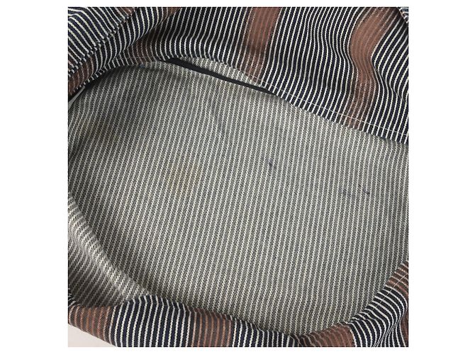 Borsa a tracolla blu e bianca Vivienne Westwood Bianco - vista 8