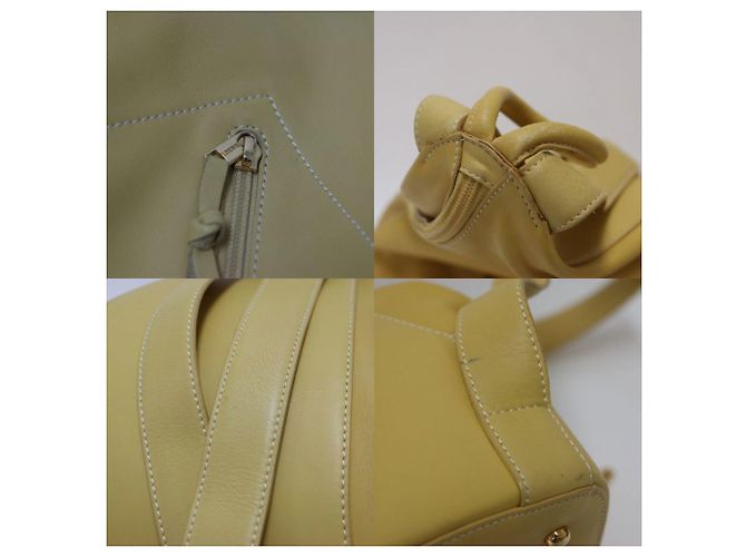 Loewe Anton Lederrucksack in Gelb - Ansicht 14