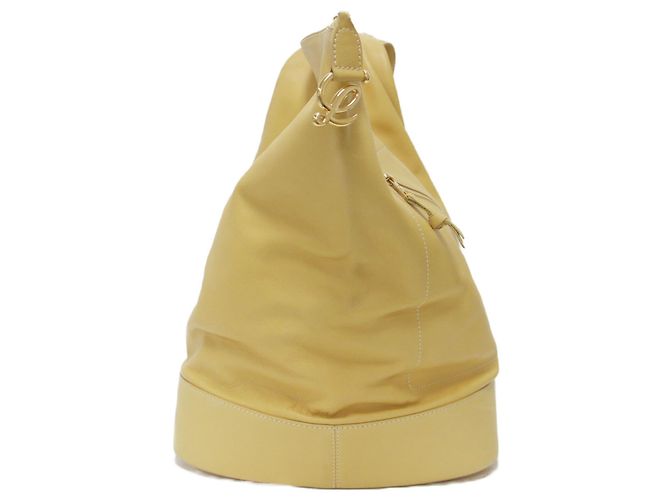 Loewe Anton Lederrucksack in Gelb - Ansicht 3