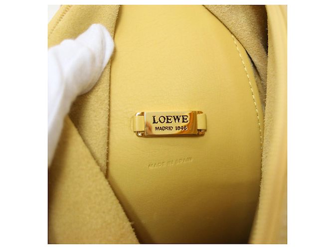 Loewe Anton Lederrucksack in Gelb - Ansicht 6