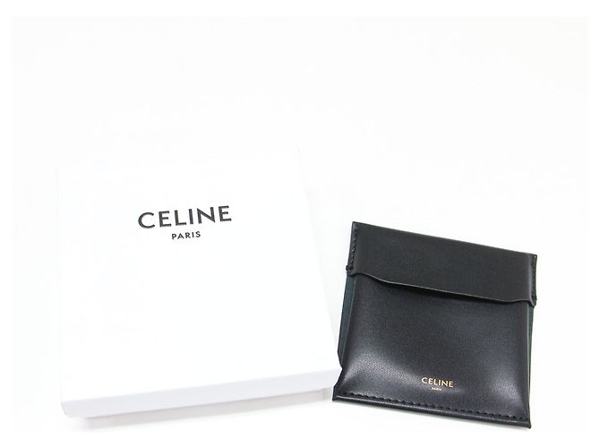 Céline Celine Triomphe Strass Chaveiro com pingente acabamento dourado - vista 6