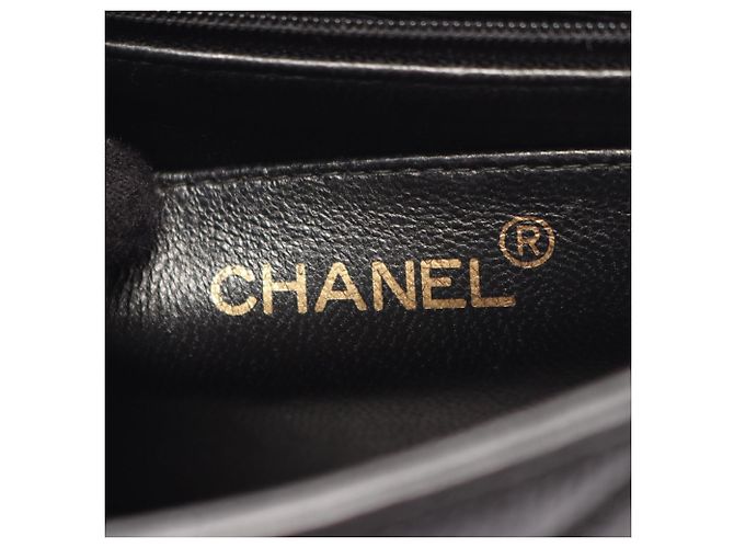 Mini borsa a tracolla Chanel Chevron V-Stitch Nero - vista 4