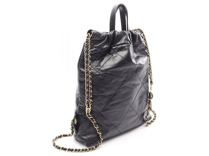 Timeless Mochila/Bolso Chanel 22 Small Negro - vista 2