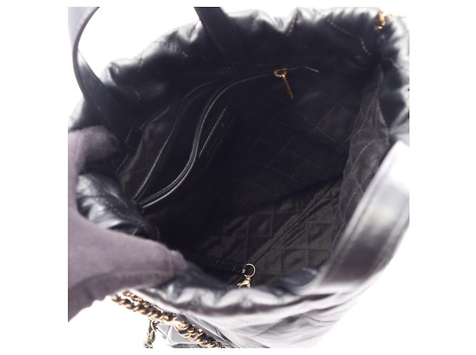 Timeless Mochila/Bolso Chanel 22 Small Negro - vista 3