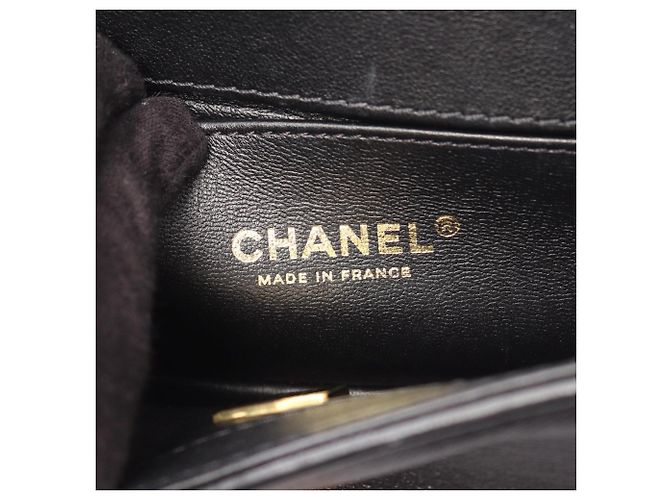 Borsa Chanel Boy Top Handle Flap Nero - vista 4