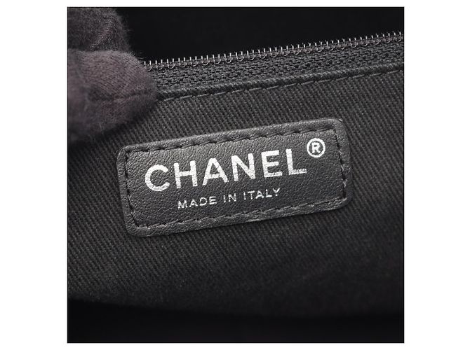 Borsa Tote Chanel Paris New York Line Nero - vista 4