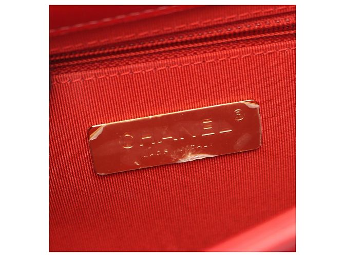 Borsa Chanel Matelassé 2-Way in pelle rossa Rosso - vista 4