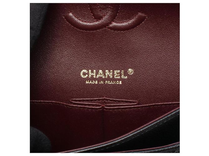 Borsa a Spalla Chanel Matelassé Double Flap Nero - vista 4