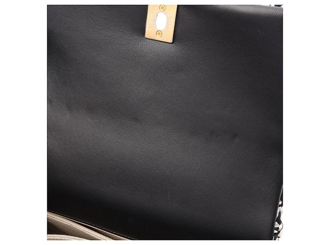 Borsa 2-Way Matelassé Chanel Nero Bianco - vista 10
