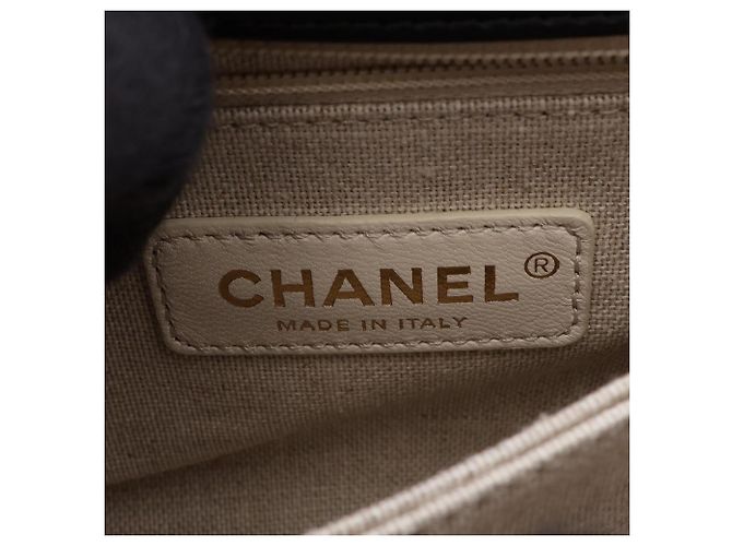 Borsa 2-Way Matelassé Chanel Nero Bianco - vista 4