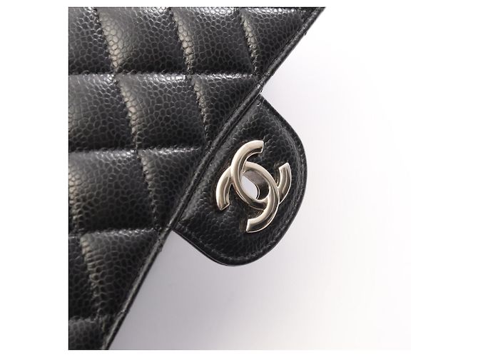 Borsa a tracolla Chanel Matelassé Double Flap Nero - vista 8
