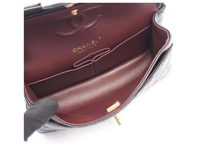 Timeless Borsa a Spalla Chanel Matelassé Double Flap Nero - vista 3