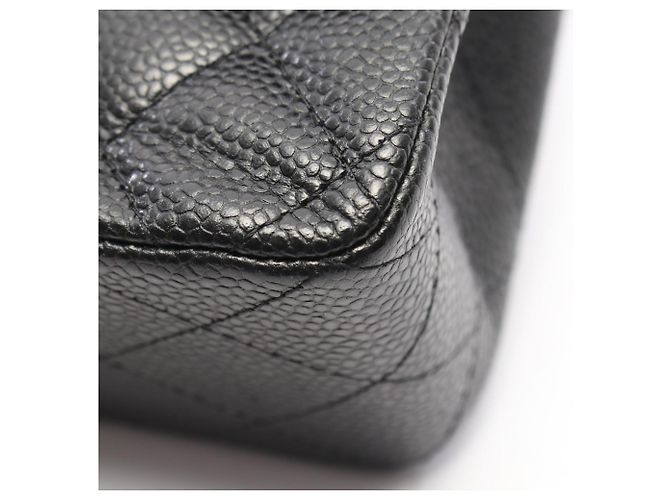 Timeless Borsa a Spalla Chanel Matelassé Double Flap Nero - vista 6