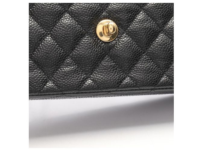 Timeless Borsa a Spalla Chanel Matelassé Double Flap Nero - vista 9