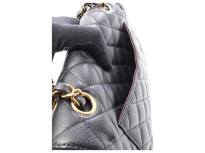 Timeless Borsa a tracolla Chanel Matelassé Double Flap Nero - vista 6