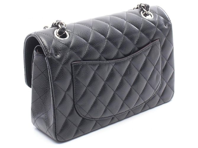 Borsa a tracolla Chanel Matelassé Double Flap Nero - vista 2