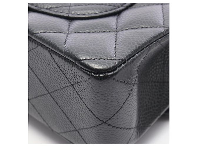 Borsa a tracolla Chanel Matelassé Double Flap Nero - vista 8