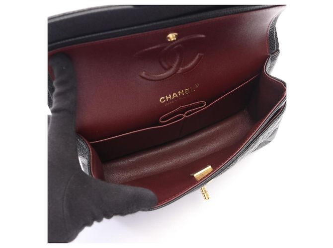 Borsa Chanel Matelassé Double Flap Nero - vista 3
