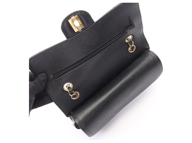 Borsa Chanel Matelassé Double Flap Nero - vista 6