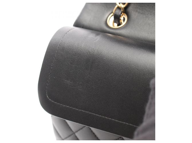 Borsa a tracolla Chanel Matelassé Double Flap Nero - vista 6