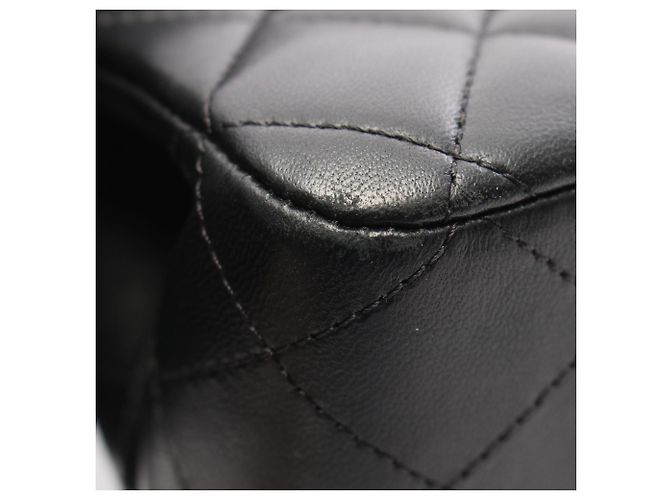 Borsa a tracolla Chanel Matelassé Double Flap Nero - vista 9