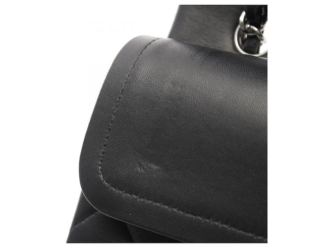 Borsa a tracolla Chanel Matelassé Double Flap Nero - vista 12