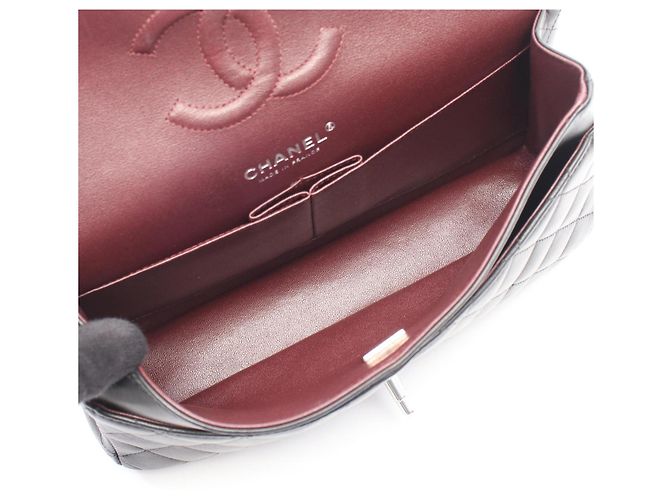 Borsa a tracolla Chanel Matelassé Double Flap Nero - vista 3