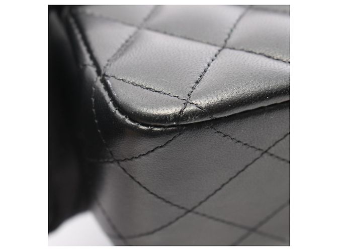 Borsa a tracolla Chanel Matelassé Double Flap Nero - vista 7