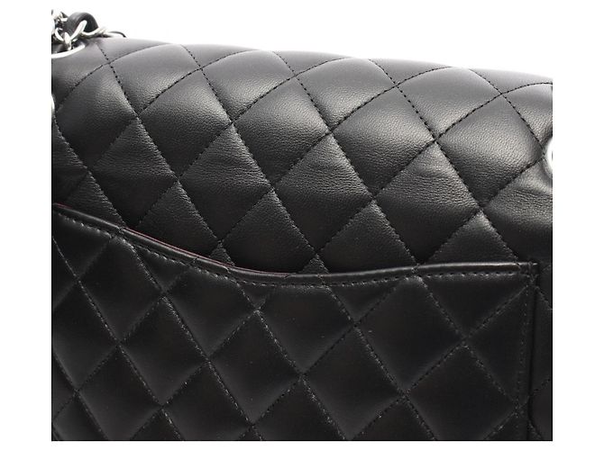 Borsa a tracolla Chanel Matelassé Double Flap Nero - vista 8