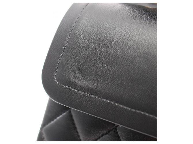 Borsa a Spalla Chanel Matelassé Double Flap Nero - vista 6