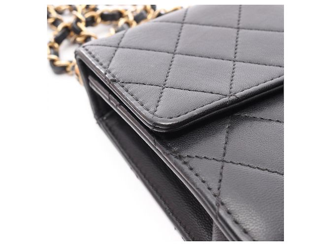 Chanel Matelassé Schultertasche Schwarz - Ansicht 12