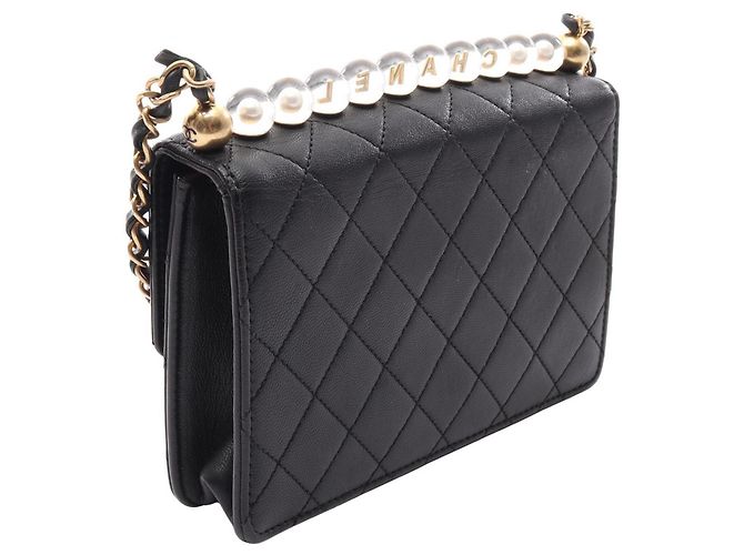 Chanel Matelassé Schultertasche Schwarz - Ansicht 2