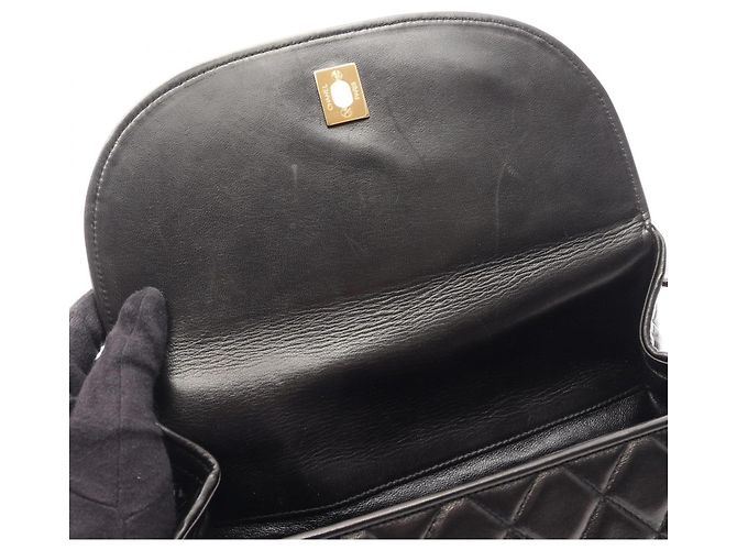 Timeless Borsa a Spalla Chanel Matelassé Nero - vista 6