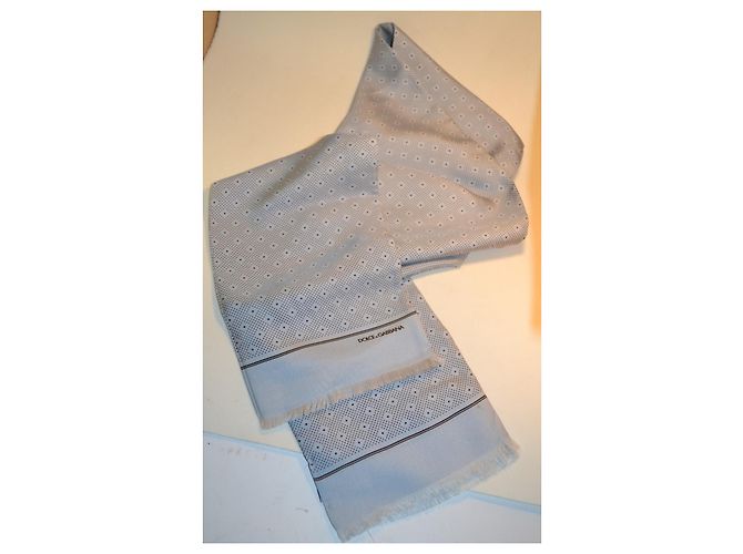 Bufanda de seda Dolce & Gabbana estampada Castaño Gris - vista 5