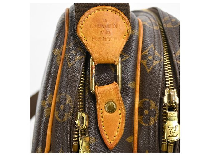 Bolso Reporter Louis Vuitton Monogram Canvas PM Castaño - vista 4