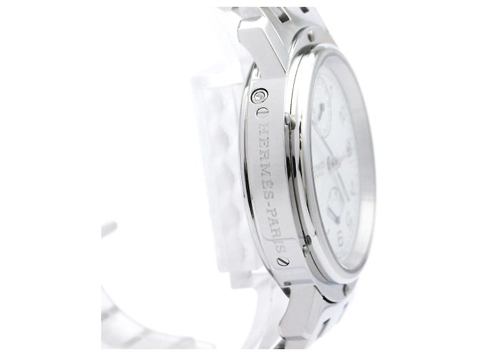 Hermès Relógio automático de aço Hermes Clipper Power Reserve CL5.710 - vista 9