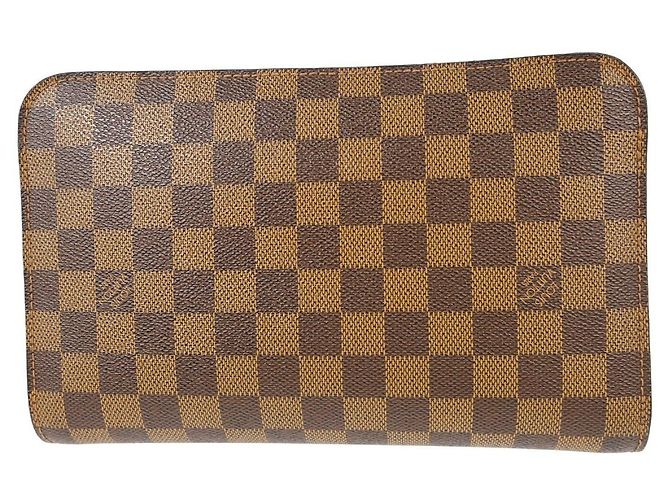 Louis Vuitton Pochette Saint Louis Damier Marrone - vista 2