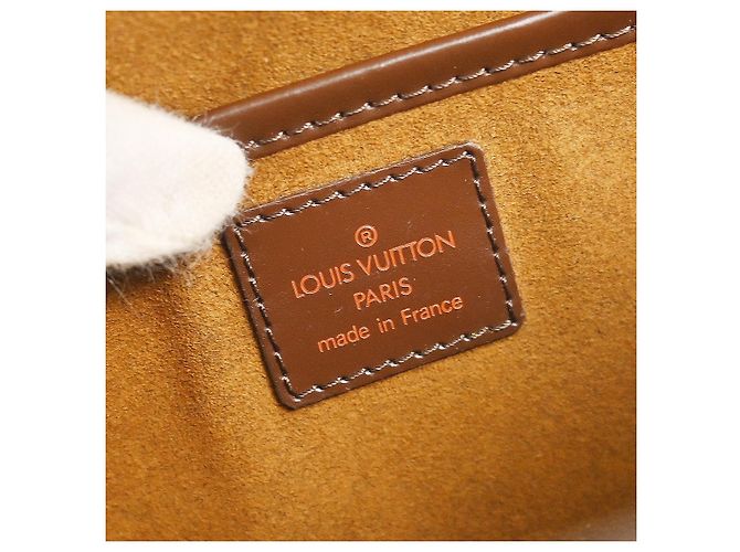 Louis Vuitton Pochette Saint Louis Damier Marrone - vista 4