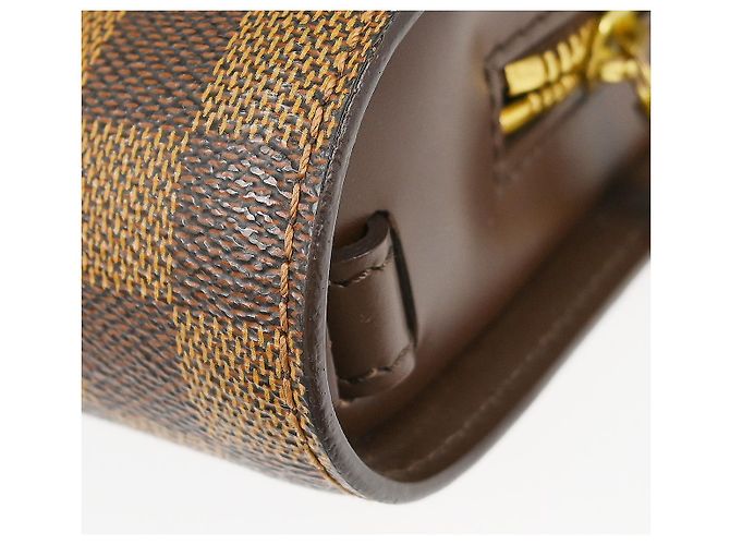 Louis Vuitton Pochette Saint Louis Damier Marrone - vista 6