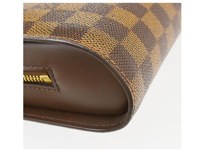 Louis Vuitton Pochette Saint Louis Damier Marrone - vista 7