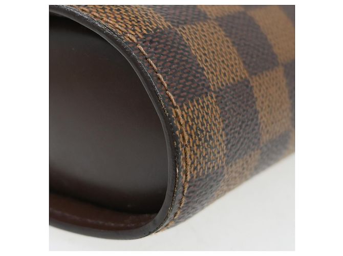Louis Vuitton Pochette Saint Louis Damier Ebene Marrone - vista 7