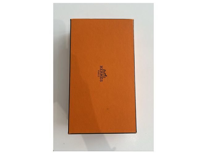 Hermès Kelly Portemonnaie aus Étoupe-Leder Taupe - Ansicht 8