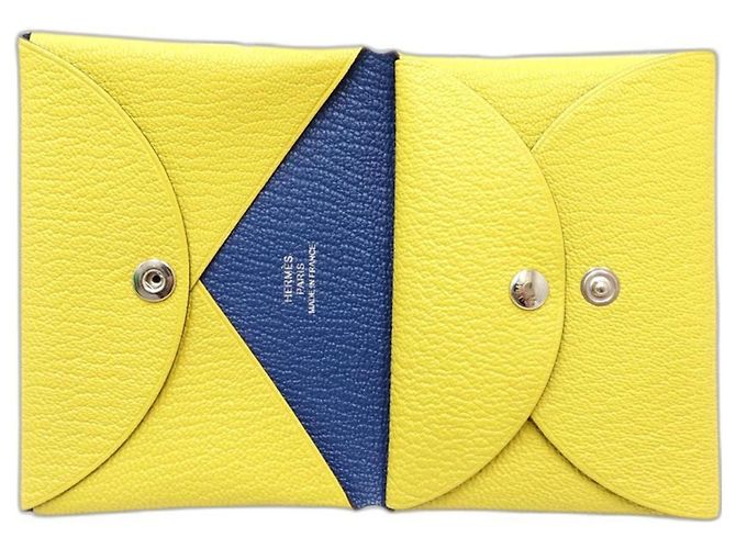 Hermès Monedero HERMES Calvi Duo Amarillo - vista 5