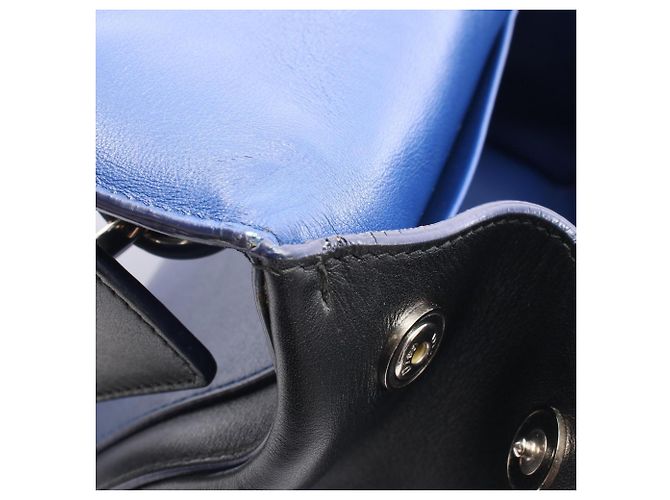 Christian Dior BE DIOR Borsa a Spalla Nero Blu - vista 7