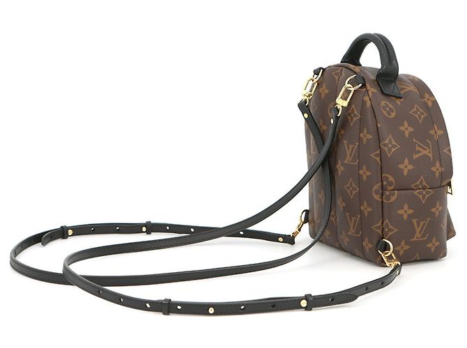 Zaino Louis Vuitton Monogram Palm Springs MINI Nero Monogramma - vista 2
