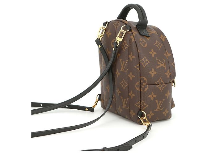 Zaino Louis Vuitton Monogram Palm Springs MINI Nero Monogramma - vista 3