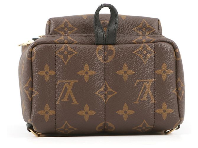 Zaino Louis Vuitton Monogram Palm Springs MINI Nero Monogramma - vista 4