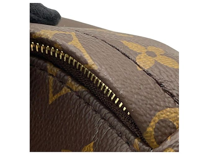 Zaino Louis Vuitton Monogram Palm Springs MINI Nero Monogramma - vista 9