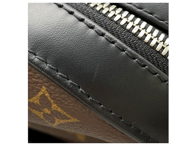 Zaino Louis Vuitton Monogram Macassar Josh M41530 Nero Bordò Monogramma - vista 10